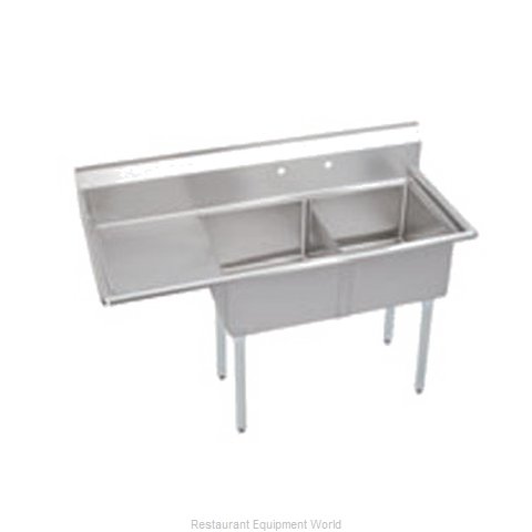 Elkay SE2C18X18-L-18X Sink, (2) Two Compartment