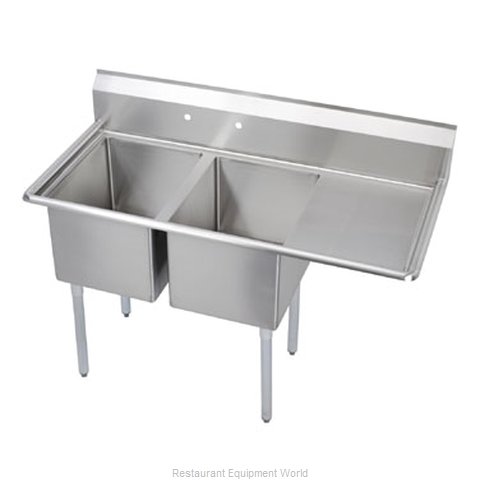 Elkay SL2C20X28-R-24 Sink, (2) Two Compartment