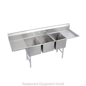 Elkay SL3C10X14-2-12 Sink, (3) Three Compartment