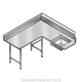 Elkay SLDDTL-120-L Dishtable, Soiled