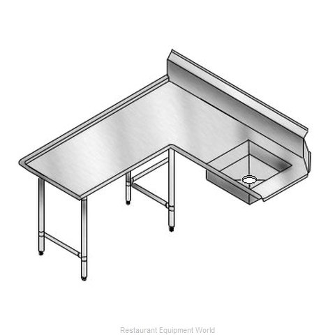 Elkay SLDDTLI-48-L Dishtable, Soiled