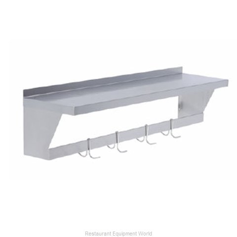 Elkay SLW-S-108 Overshelf, Wall-Mounted With Pot Rack