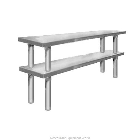 Elkay TMS-2-12-PF Overshelf, Table-Mounted (Magnified)