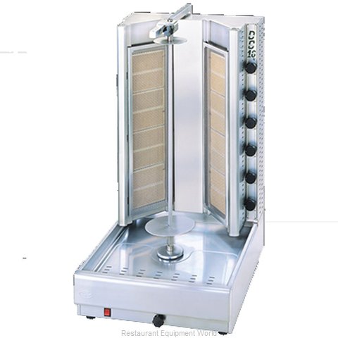 Eurodib DG16V Vertical Broiler (Gyro), Gas