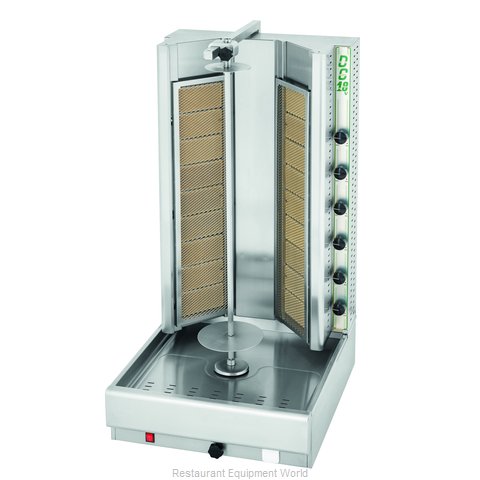 Eurodib DG18V Vertical Broiler (Gyro), Gas