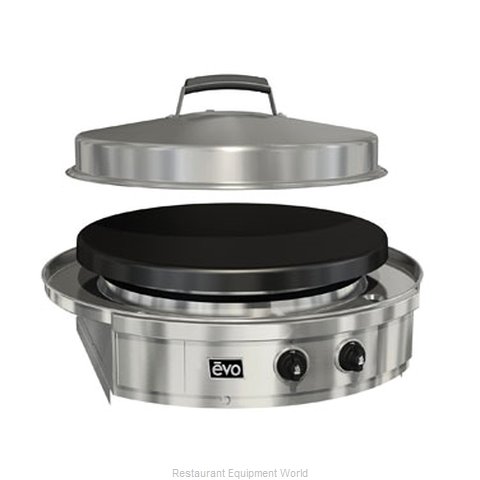 EVO 10-0054-LP Round Griddle / Fry Top, Gas