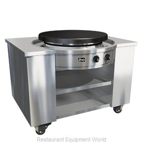 EVO 10-0070-DCS-LP Round Griddle / Fry Top, Gas