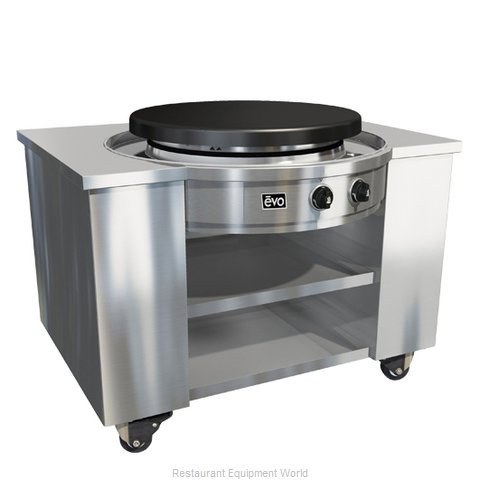 EVO 10-0070-DCS-NG Round Griddle / Fry Top, Gas