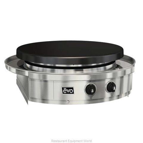 EVO 10-0070-LP Round Griddle / Fry Top, Gas (Magnified)