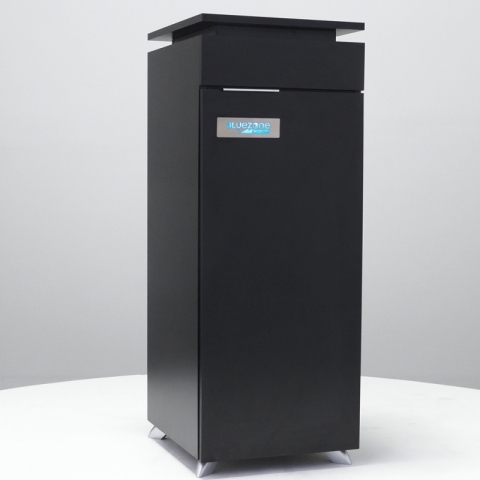 Bluezone by Middleby Model 450 UV-C Air Purifier with Black Ready-to-Go Tower (Magnified)