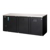 Everest Refrigeration EBB90 Back Bar Cabinet, Refrigerated