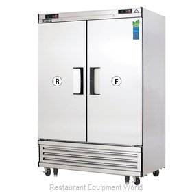 Everest Refrigeration EBRF2 Refrigerator Freezer, Reach-In