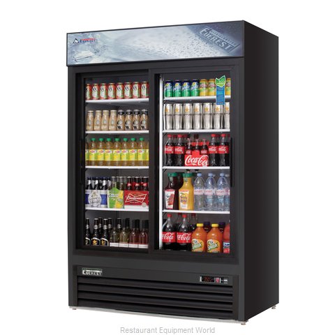 Everest Refrigeration EMGR48B Refrigerator, Merchandiser (Magnified)