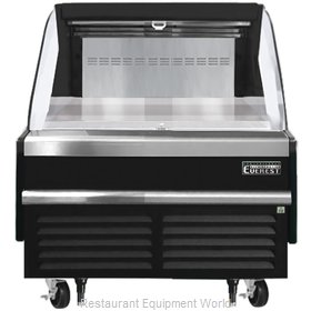 Everest Refrigeration EOMH-36-B-35-S Merchandiser, Open Refrigerated Display