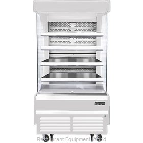 Everest Refrigeration EOMV-36-W-28-T Merchandiser, Open Refrigerated Display