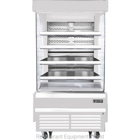 Everest Refrigeration EOMV-36-W-35-T Merchandiser, Open Refrigerated Display