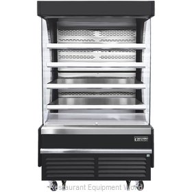 Everest Refrigeration EOMV-48-B-35-T Merchandiser, Open Refrigerated Display