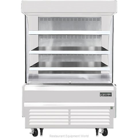 Everest Refrigeration EOMV-48-W-28-S Merchandiser, Open Refrigerated Display