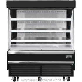 Everest Refrigeration EOMV-60-B-28-S Merchandiser, Open Refrigerated Display