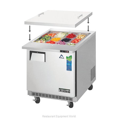 Everest Refrigeration EOTP1 Refrigerated Counter, Mega Top Sandwich / Salad Unit