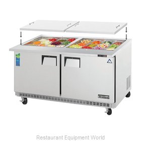 Everest Refrigeration EOTPW2 Refrigerated Counter, Mega Top Sandwich / Salad Uni