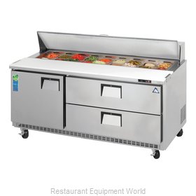 Everest Refrigeration EPBNR3-D2 Refrigerated Counter, Sandwich / Salad Top