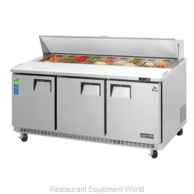 Everest Refrigeration EPBNR3 Refrigerated Counter, Sandwich / Salad Top