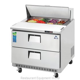 Everest Refrigeration EPBNSR2-D2 Refrigerated Counter, Sandwich / Salad Top