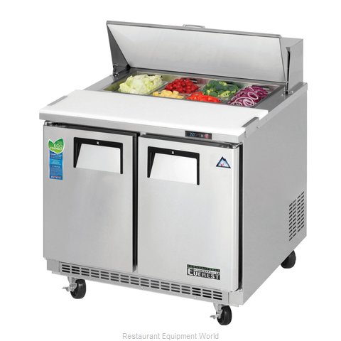 Everest Refrigeration EPBNSR2 Refrigerated Counter, Sandwich / Salad Top