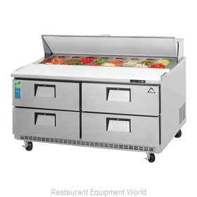 Everest Refrigeration EPBNWR2-D4 Refrigerated Counter, Sandwich / Salad Top