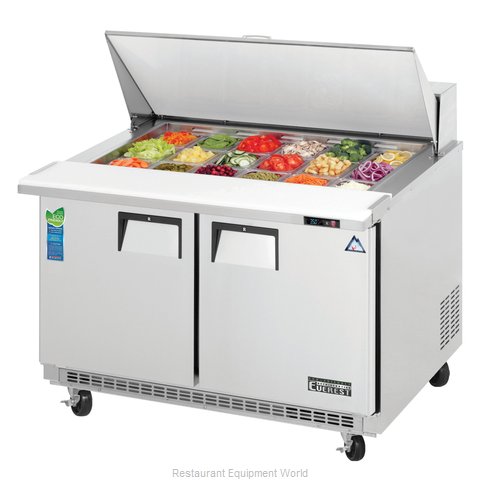 Everest Refrigeration EPBR2 Refrigerated Counter, Mega Top Sandwich / Salad Unit