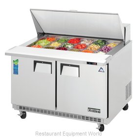 Everest Refrigeration EPBR2 Refrigerated Counter, Mega Top Sandwich / Salad Unit