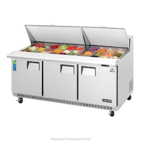 Everest Refrigeration EPBR3 Refrigerated Counter, Mega Top Sandwich / Salad Unit