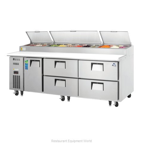 Everest Refrigeration EPPR3-D4 Refrigerated Counter, Pizza Prep Table