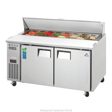 Everest Refrigeration EPWR2 Refrigerated Counter, Sandwich / Salad Top