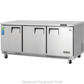 Everest Refrigeration ETBF3 Freezer, Undercounter, Reach-In