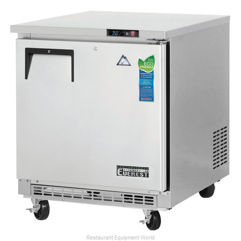 Everest Refrigeration ETBR1 Refrigerator, Undercounter, Reach-In