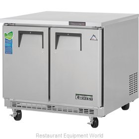 Everest Refrigeration ETBSF2 Freezer, Undercounter, Reach-In