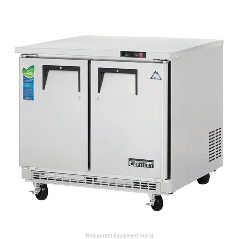 Everest Refrigeration ETBSR2 Refrigerator, Undercounter, Reach-In