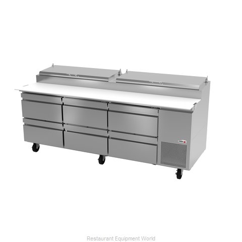 Fagor Refrigeration FPT-93-D6 Refrigerated Counter, Pizza Prep Table