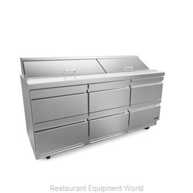 Fagor Refrigeration FST-72-18-D6-N Refrigerated Counter, Sandwich / Salad Top