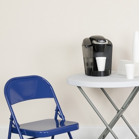 Cobalt Blue Folding Chair