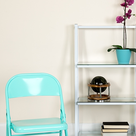Tantalizing Teal Folding Chair