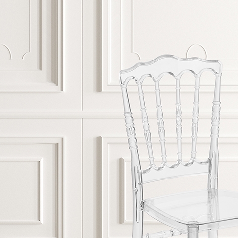 Clear Napoleon Stack Chair