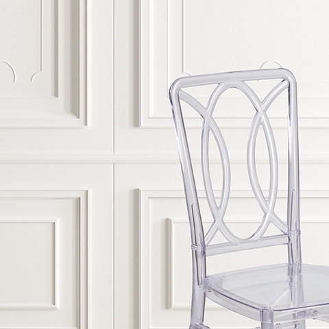 Clear Designer Stack Chair