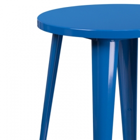 24RD Blue Metal Table