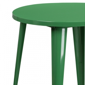30RD Green Metal Table