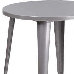 30RD Silver Metal Table