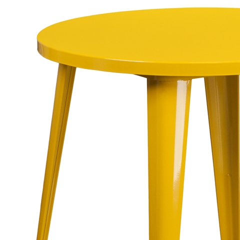 30RD Yellow Metal Table