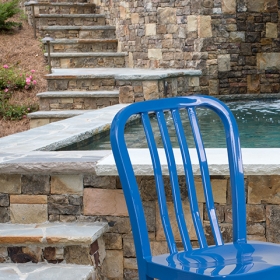 Blue Indoor-Outdoor Chair